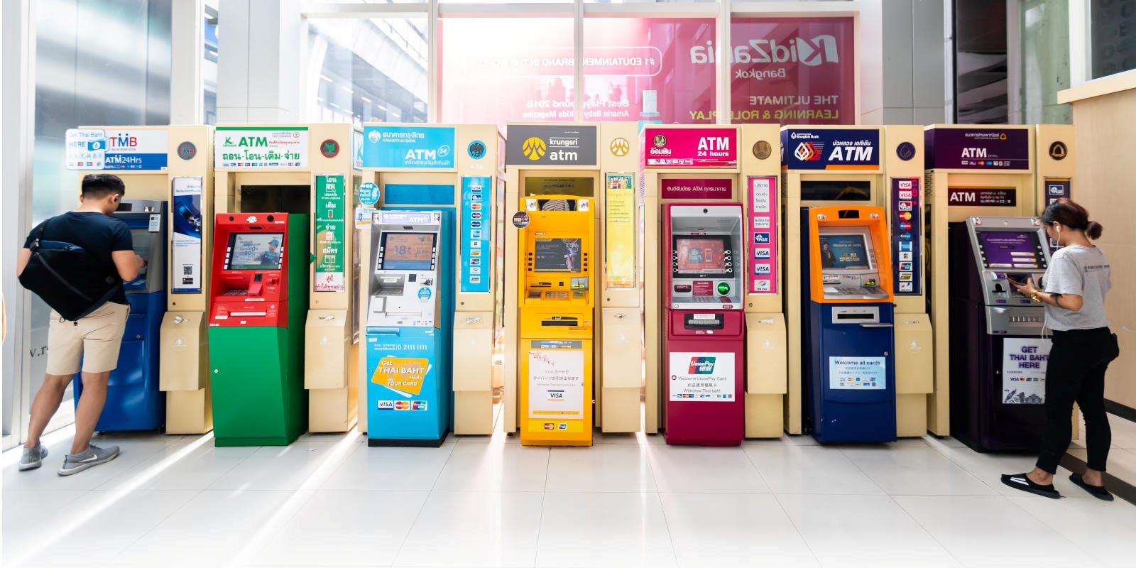 태국 환전, atm