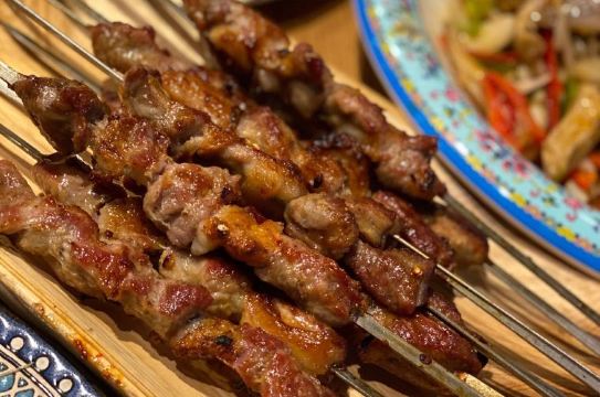  เนื้อแกะย่าง 