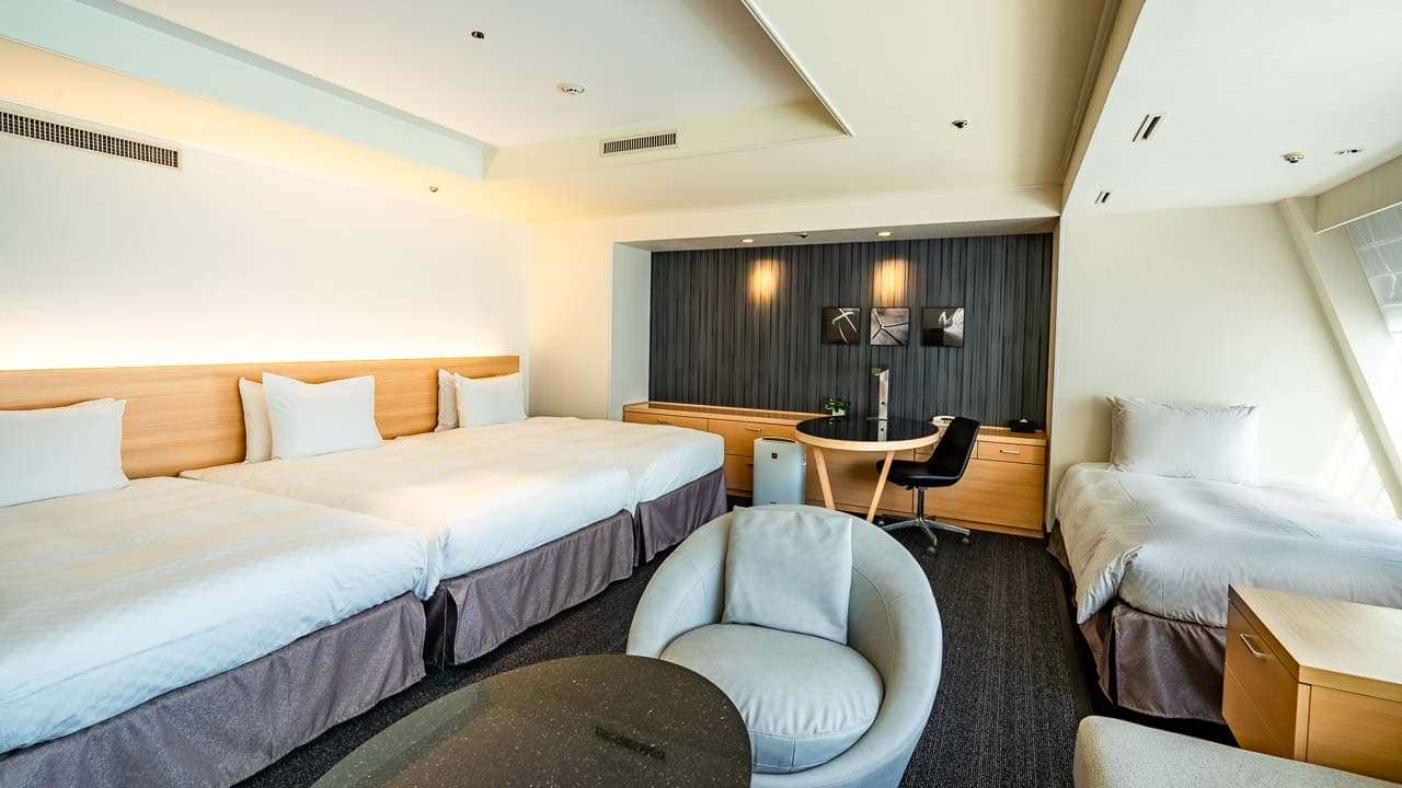 大阪日航飯店房間 雙床雙人房