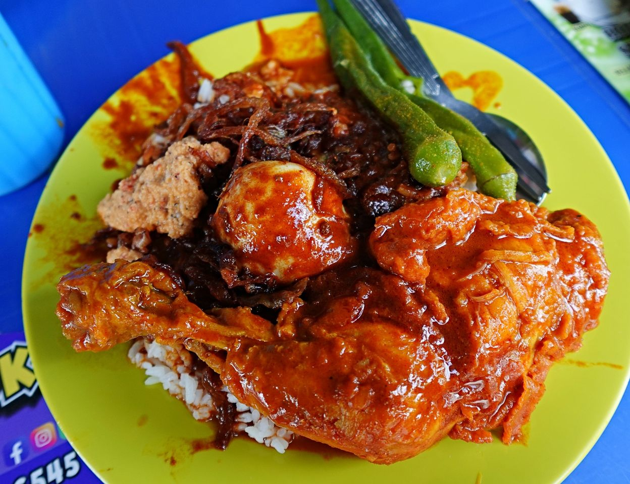 Delicious famous Penang Nasi Kandar