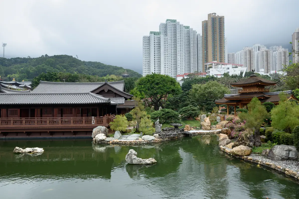 view of Chi Lin Nunnery