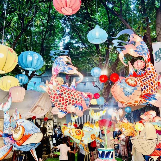 佛山嶺南天地「曉市集」魚燈