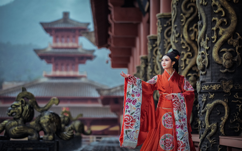 แต่งชุดฮั่นฝูตามรอยซีรีส์จีน