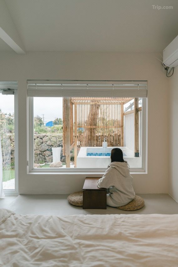 제주 감성숙소 자쿠지 