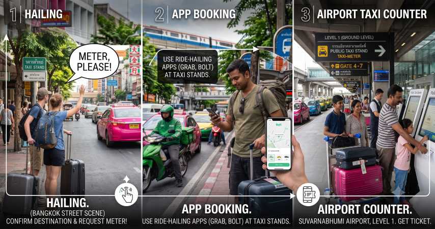 How to Book a Taxi in Thailand?