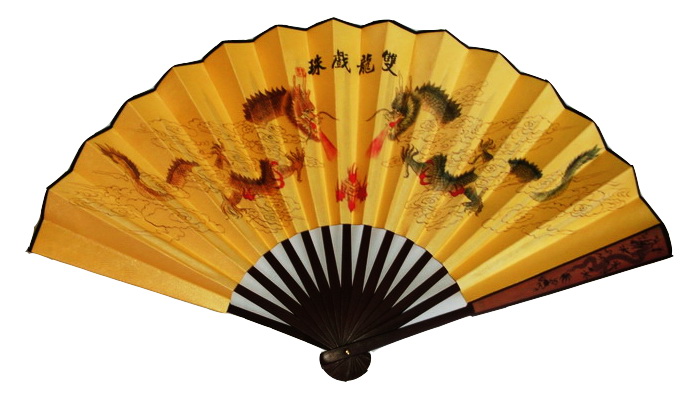 พัดลายจีน