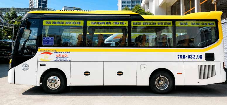 Xe bus sân bay Đất Mới từ sân bay Cam Ranh đi Nha Trang