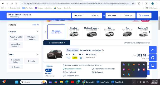 Choose a car
