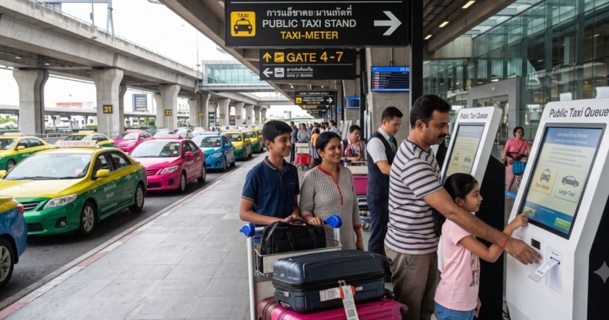 Booking Thailand Taxi at the Airport