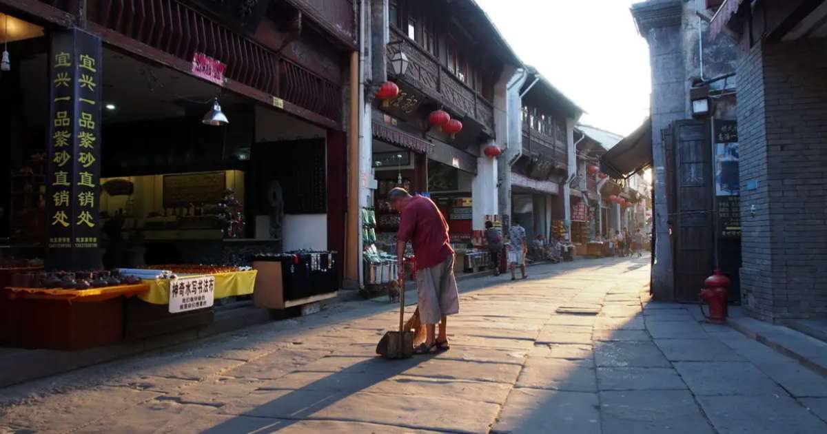 Vista di Tunxi Old Street