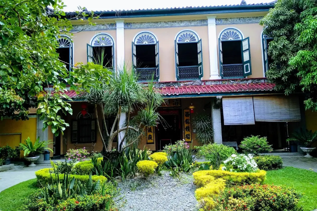 The outside of a heritage house