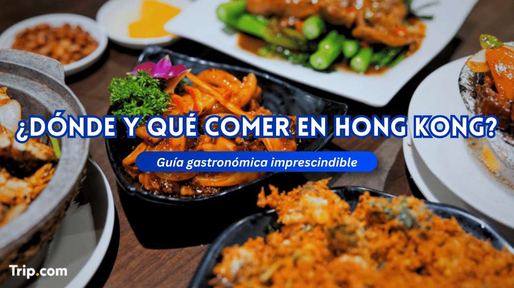 Variedad de platos tradicionales de Hong Kong servidos en una mesa de restaurante