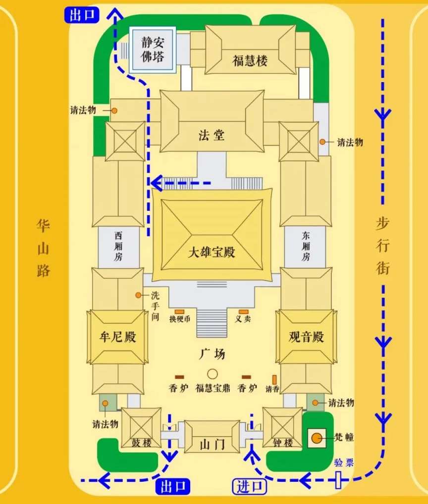 靜安寺園區地圖