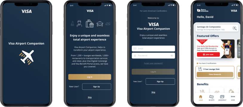 ดาวน์โหลดแอป Visa Airport Companion