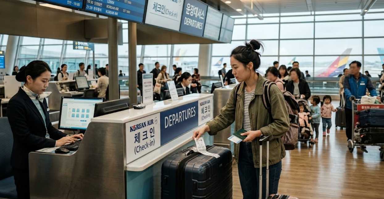 Korean Airlines Business Class Check-In and Priority Services