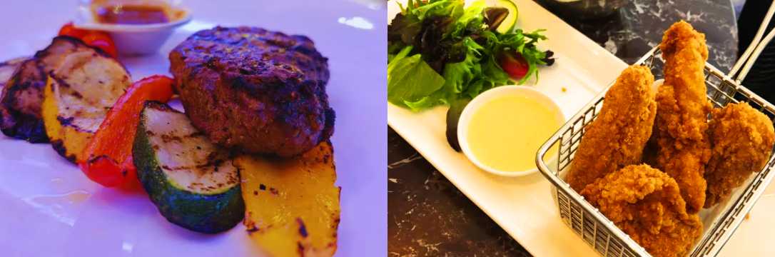 Ruhiges Abendessen mit Atmosphäre