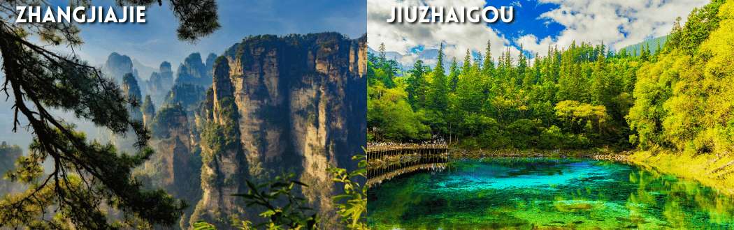 Zhangjiajie vs. Jiuzhaigou