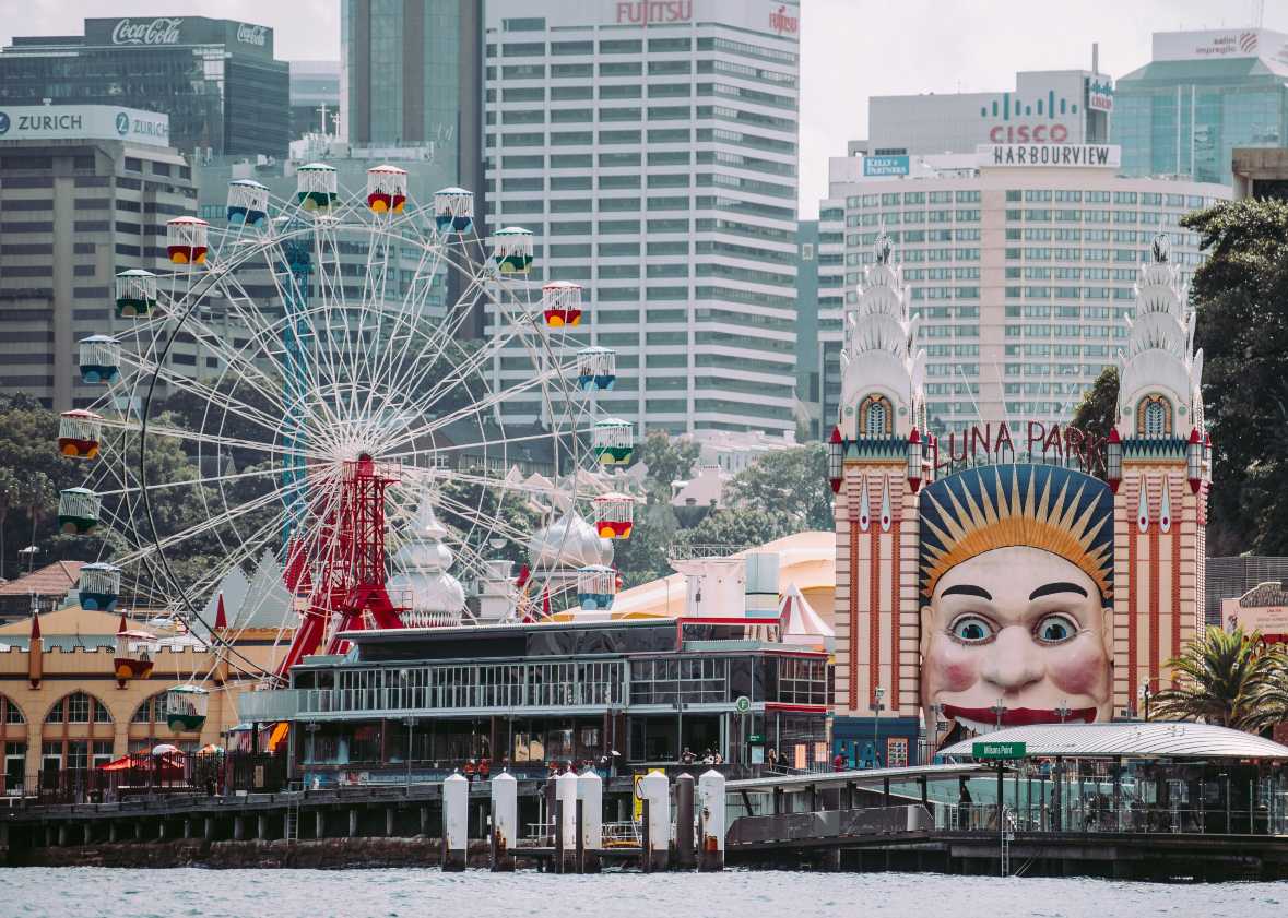 Luna Park Sydney - เคาท์ดาวน์ซิดนีย์
