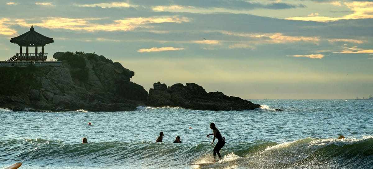 당일치기 바다 여행, 부산 송정해수욕장