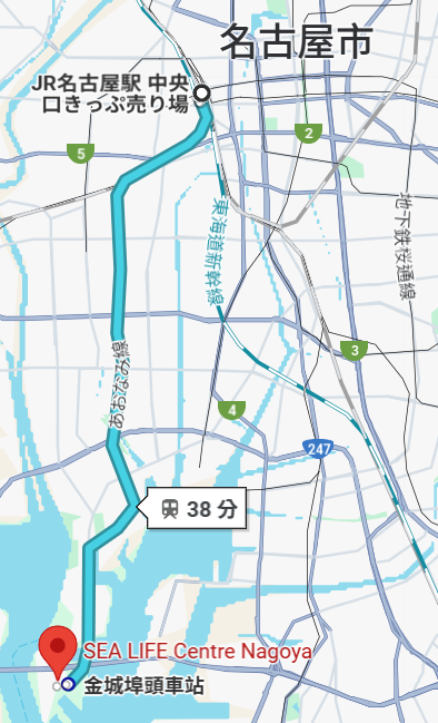 名古屋地圖, SEA LIFE 名古屋水族館