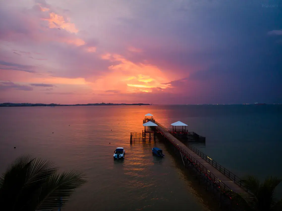 sunset at Montigo Resorts Nongsa