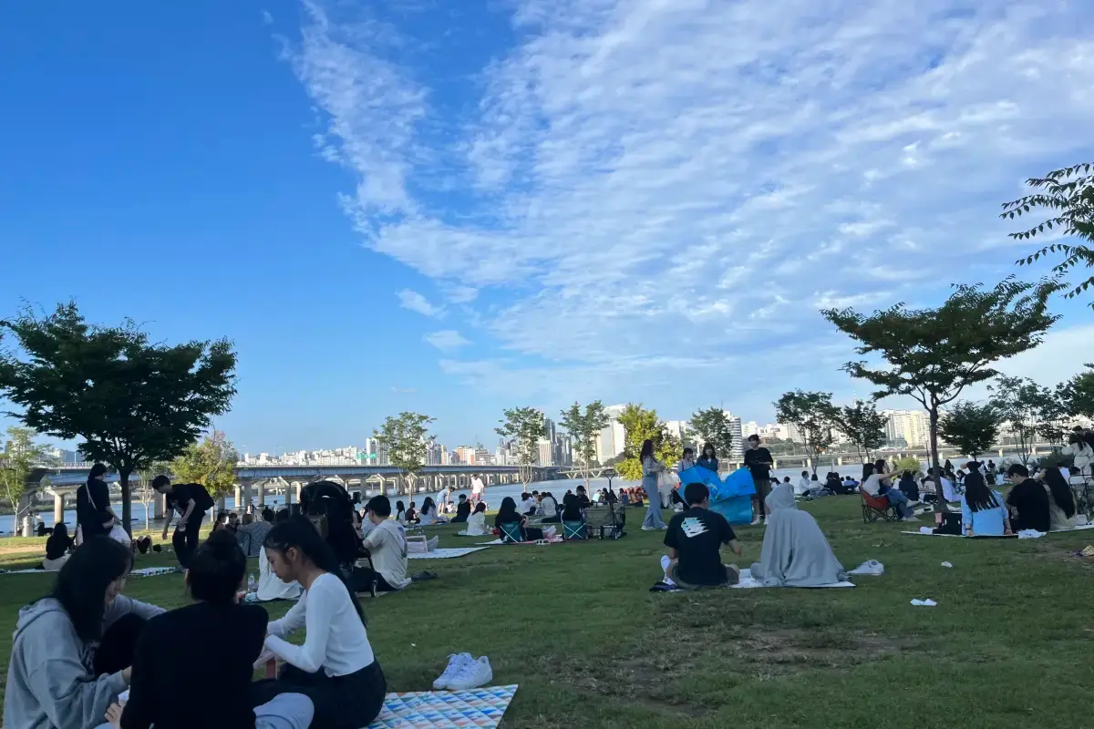 Picnic by the Hangang River