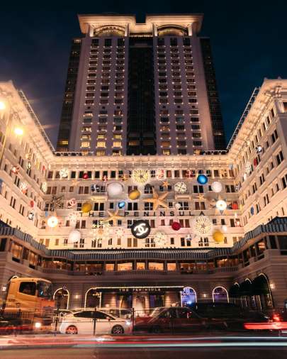 香港半島酒店 CHANEL 主題燈飾