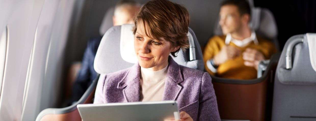 ใช้สิทธิประโยชน์บนเครื่องบิน