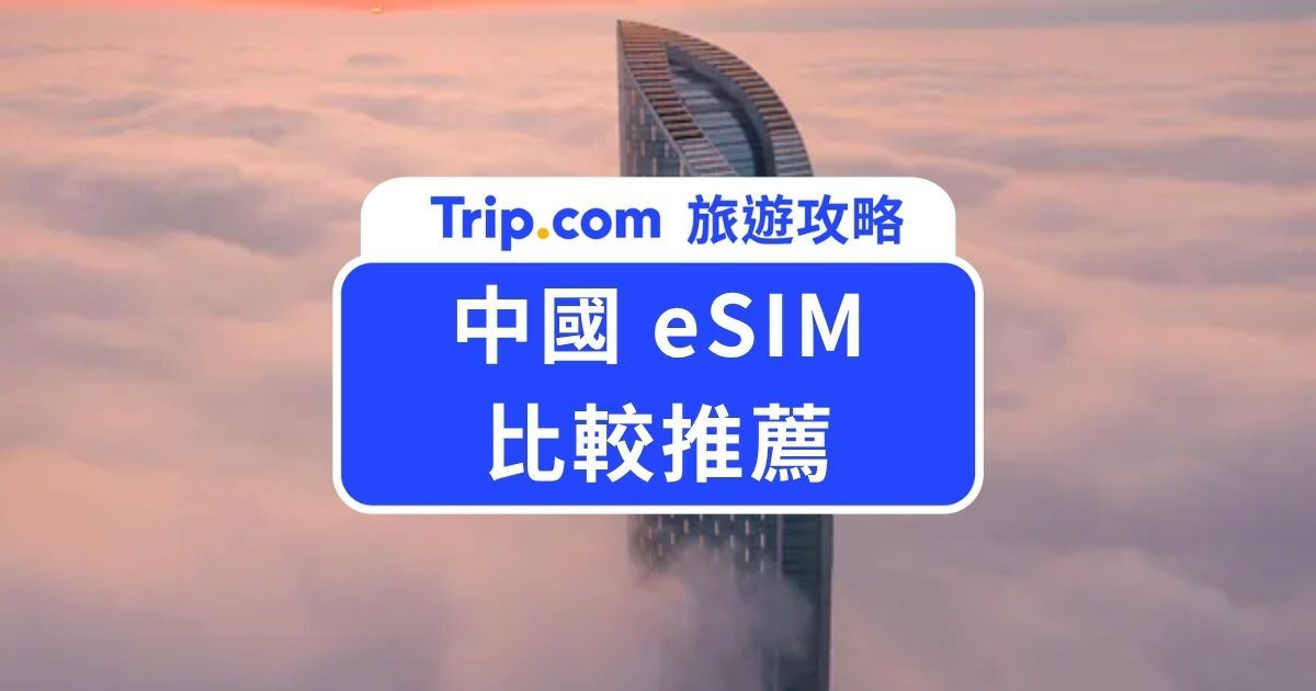 中國eSIM 比較推薦|到大陸旅遊 IG、脆、LINE 能用嗎?8 款方案完整評比