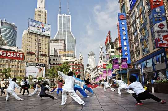 상하이 시내 난징로