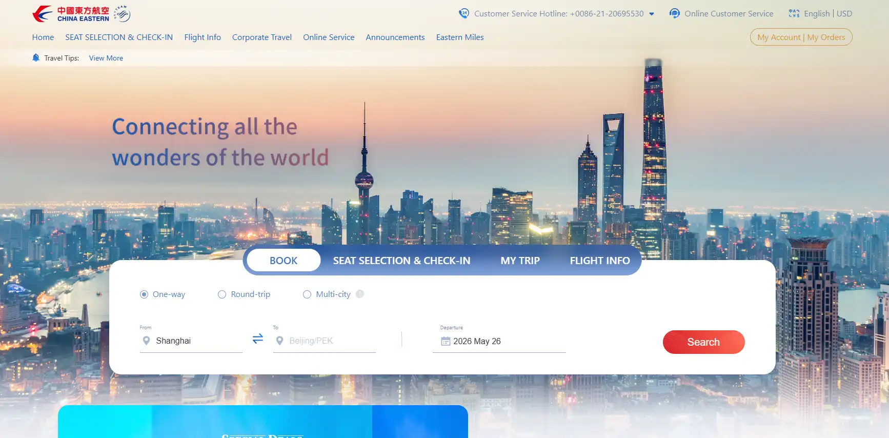 How to Apply for a China Eastern Transit Hotel
