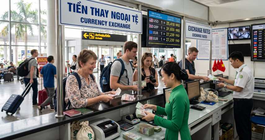 Vietnam Currency Exchange Counter