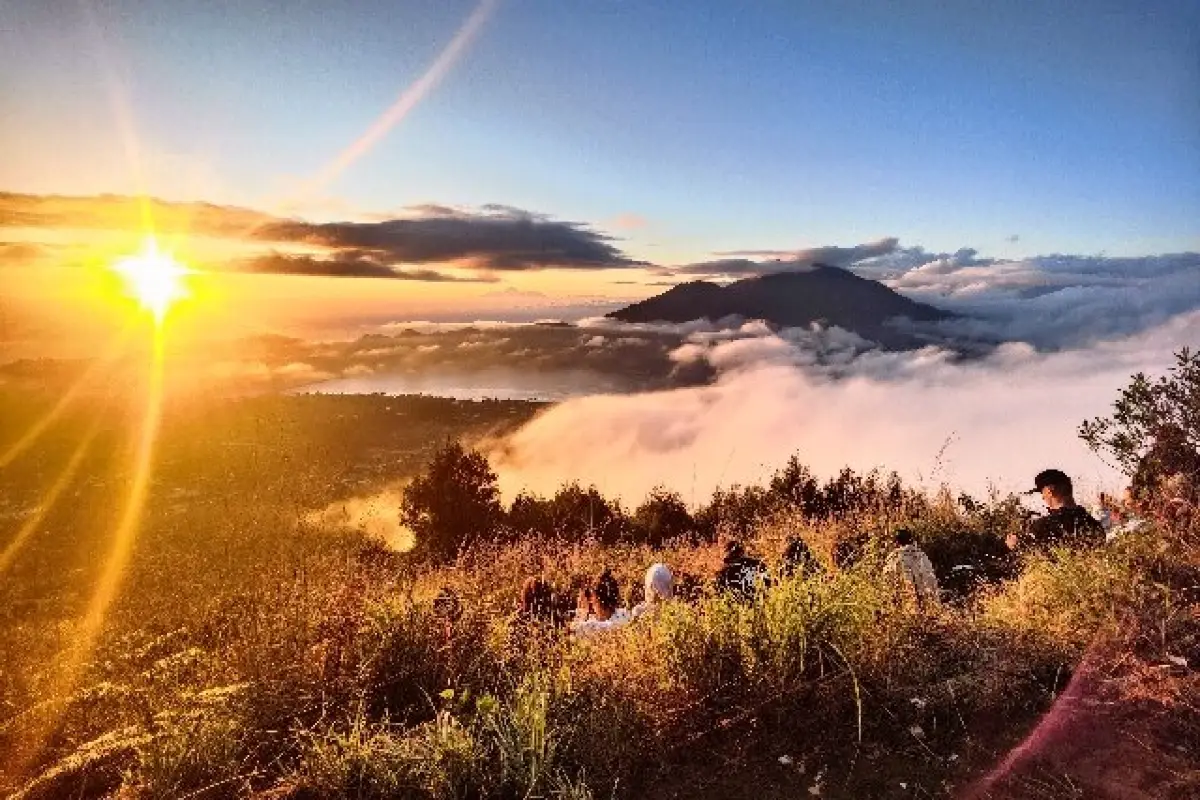 sunrise at Mount Batur