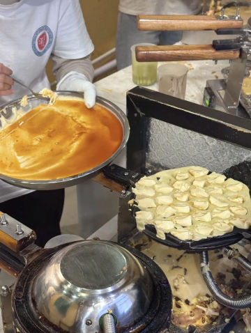 澤賢記雞蛋仔製作過程