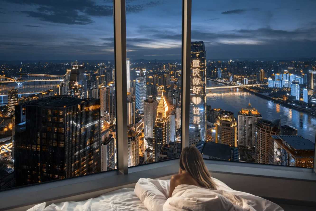 충칭 날씨 호텔