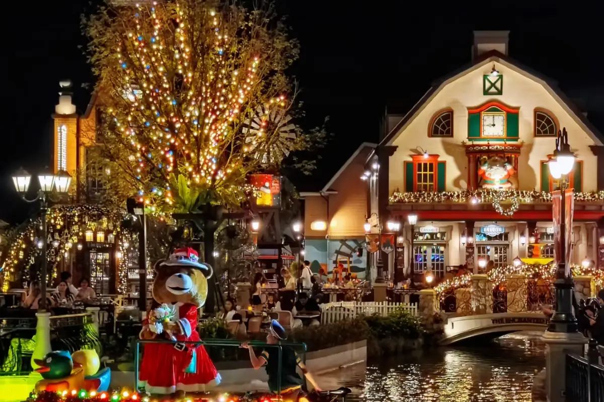 ชมการเปิดไฟยามค่ำคืน