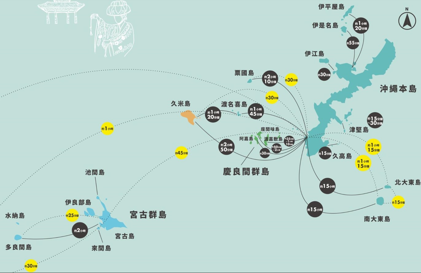 日本旅遊地圖|沖繩地區