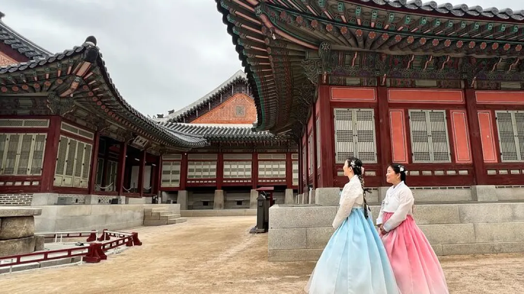 inside Gyeongbokgung Palace