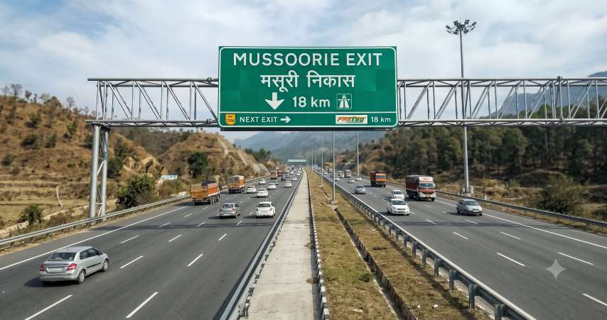 Delhi-Dehradun Highway Entry and Exit Points