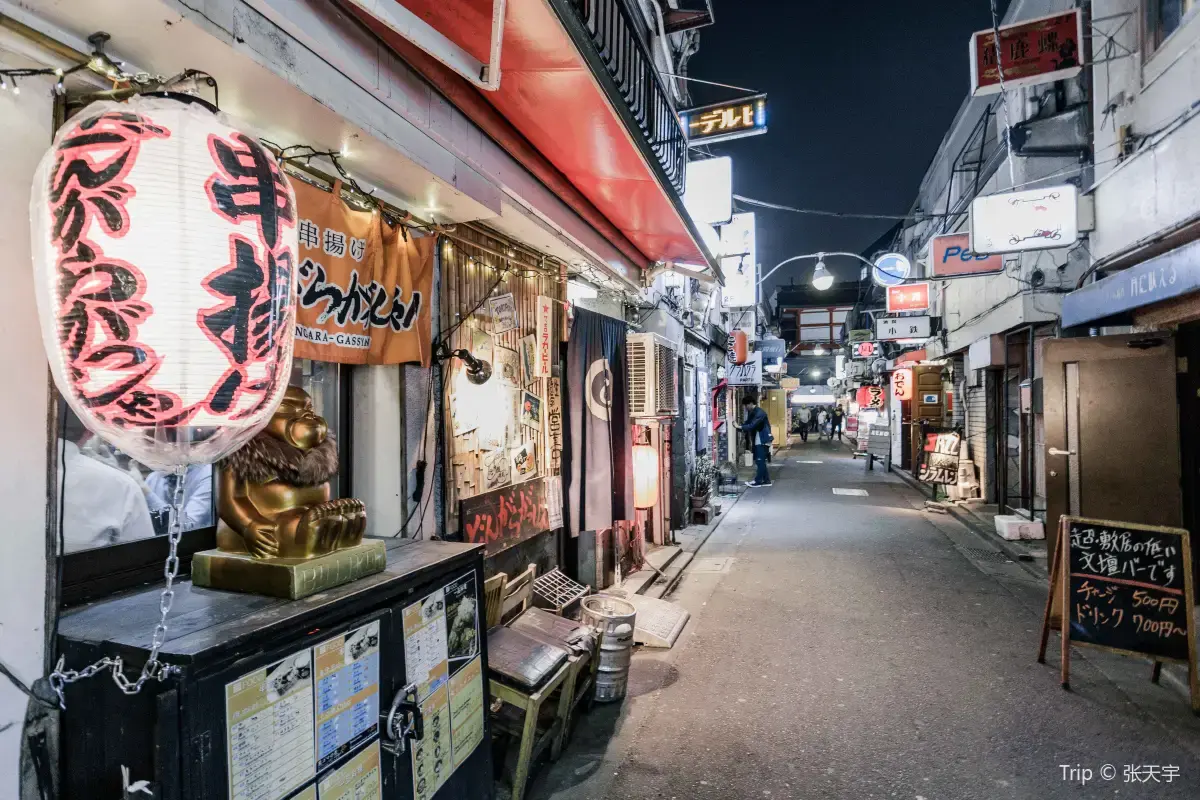 shops along Golden Gai