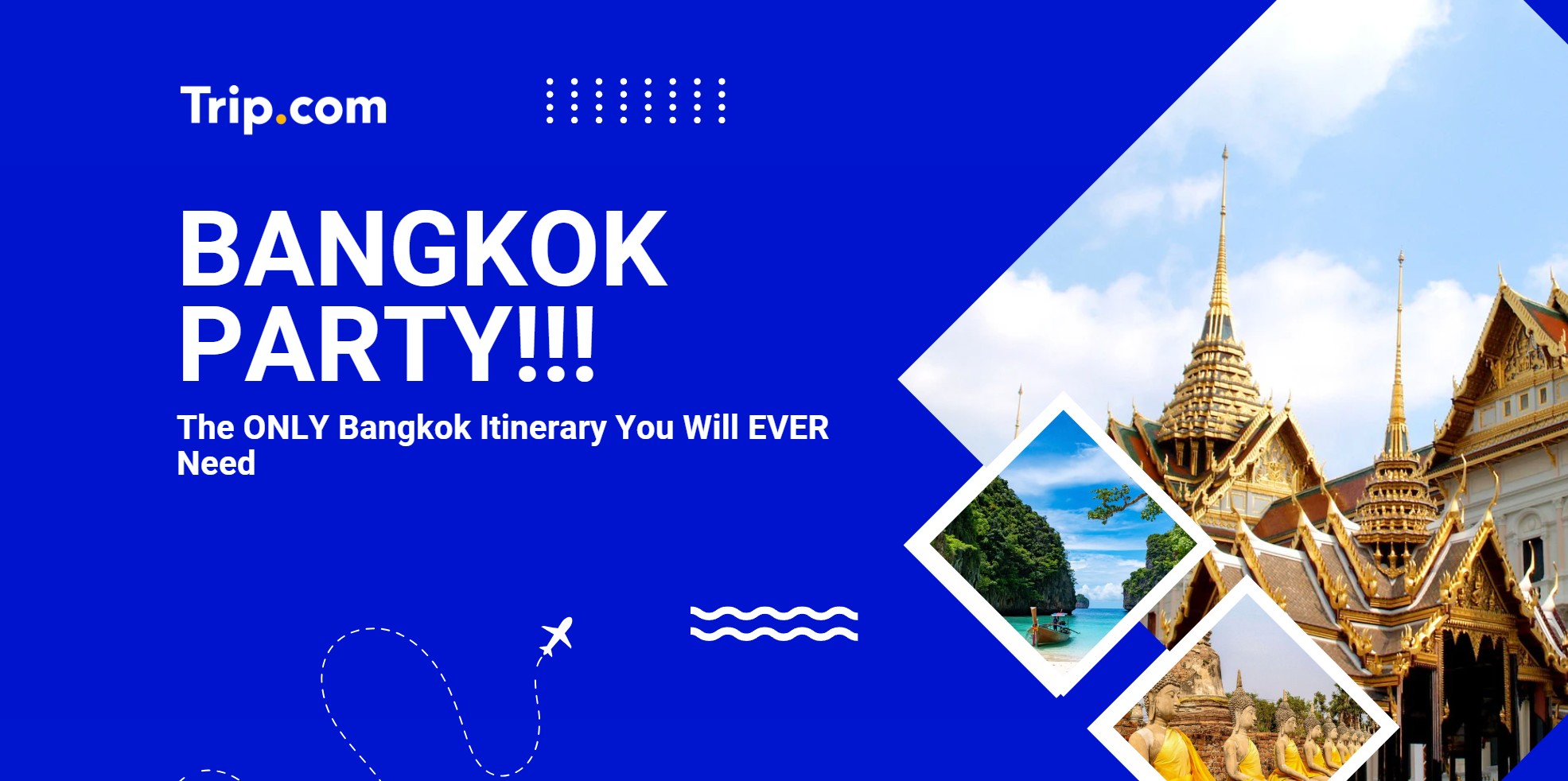 Title Card; The Only Bangkok Itinerary You Will Ever Need