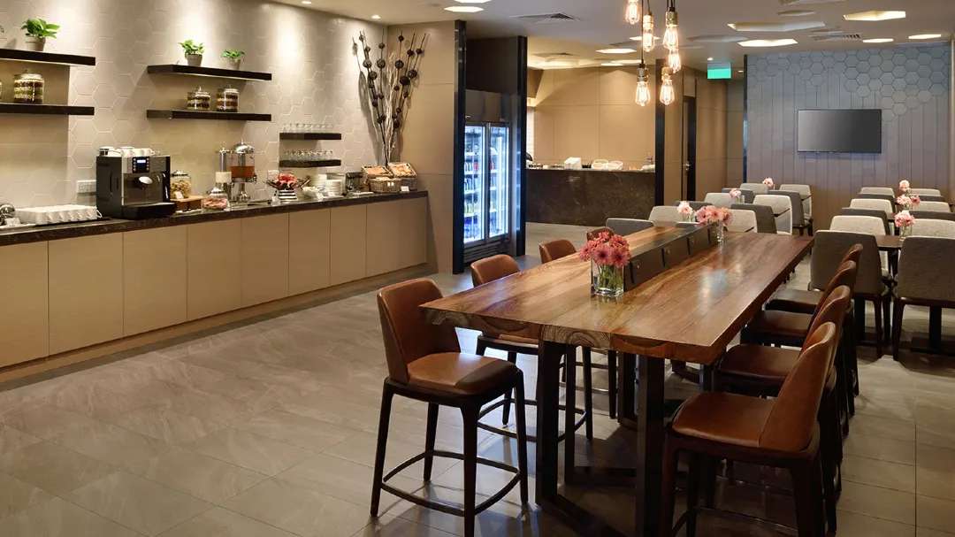 บาร์อาหารเลานจ์สนามบินสิงคโปร์