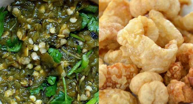 น้ำพริกหนุ่ม + แคบหมู