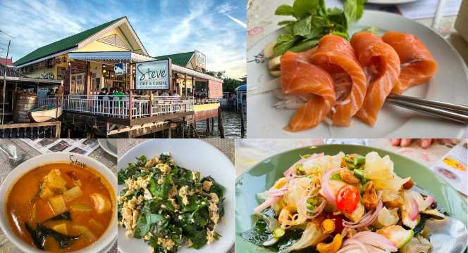 Steve Cafe & Cuisine – ร้านไทยริมน้ำ วิวสะพานพระราม 8 ราคายังจับต้องได้