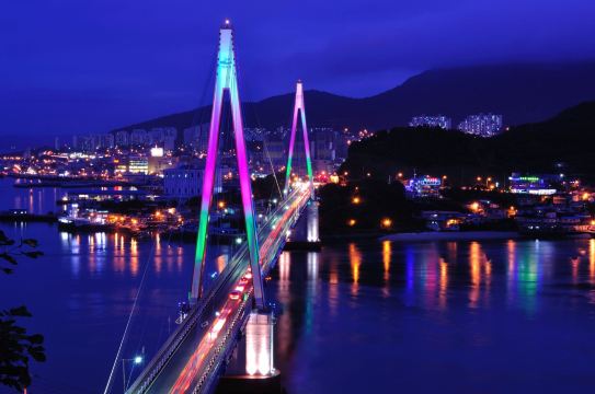 여수 야경, 돌산공원
