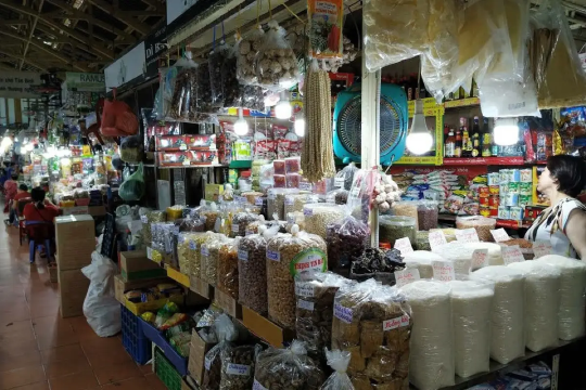 inside Tan Dinh Market