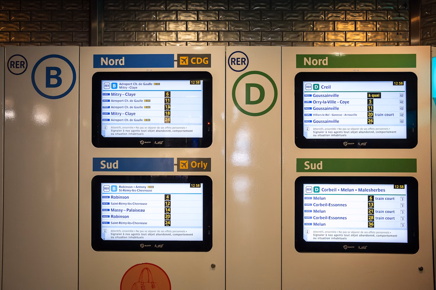 戴高樂機場｜快速鐵路 RER B 線