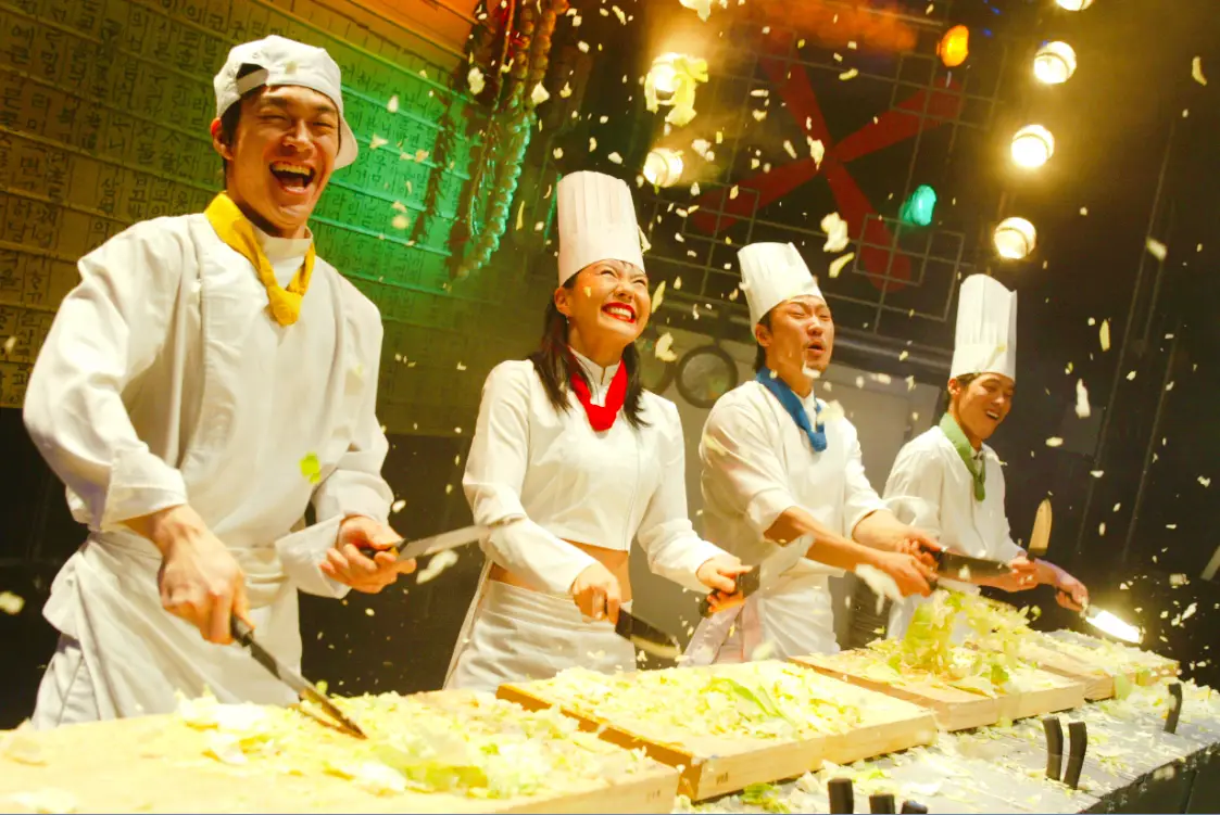 Nanta Cooking Show in progress