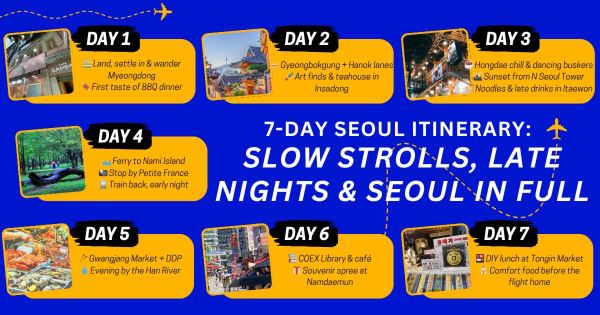 7-Day Seoul Itinerary