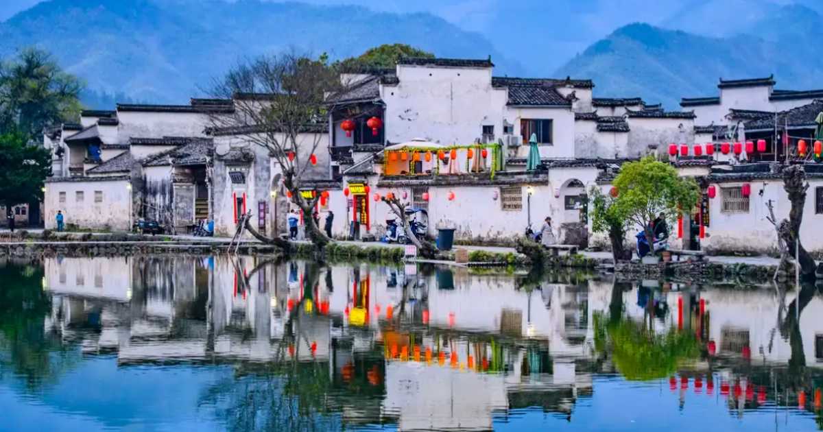 Vista di Hongcun 